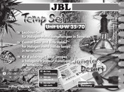 JBL Temp Set Unit L-U-W 70 Mode D'emploi