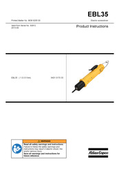 Atlas Copco EBL35 Mode D'emploi