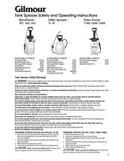 Gilmour Turbo Pump-T3000 Instructions D'utilisation