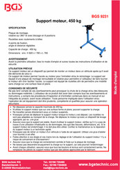 BGS technic 9231 Mode D'emploi