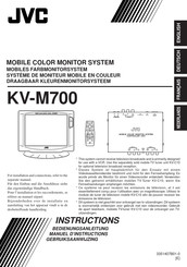 JVC KV-M700 Manuel D'instructions