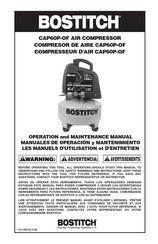 Bostitch CAP60P-OF Manuel D'utilisation Et D'entretien