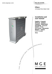 Mge Ups Systems Ellipse 375 Manuel D'installation Et D'utilisation