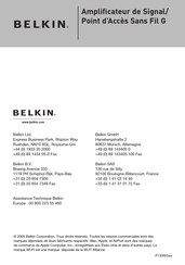 Belkin F5D7132 Manuel De L'utilisateur