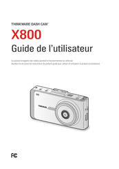 Thinkware X800 Guide De L'utilisateur