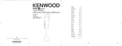 Kenwood kMix triblade HB890 Série Mode D'emploi