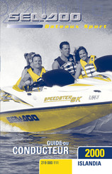 BOMBARDIER SEA-DOO SPEEDSTER SK 2000 Guide Du Conducteur