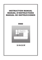 Singer 9980 Manuel D'instructions