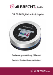 Albrecht Audio DR 50 B Guide D'utilisation