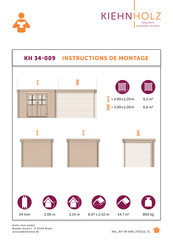 Kiehn-Holz KH 34-009 Instructions De Montage