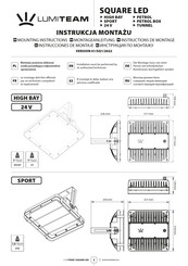 LUMI TEAM SQUARE LED Instructions De Montage