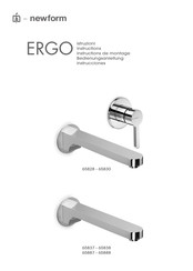 newform ERGO 65830 Instructions De Montage