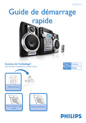 Philips FWM143/37 Guide De Démarrage Rapide