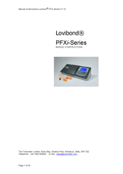 Lovibond PFXi Serie Manuel D'instructions