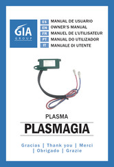 GIA PLASMAGIA Manuel De L'utilisateur