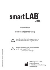 HMM Diagnostics smartLAB scale Manuel D'utilisation