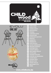 Childhome Belgium CHILD WOOD EVOLU One.80 Notice De Montage