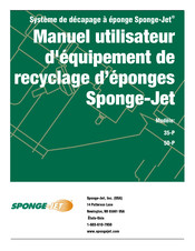 Sponge-Jet 50-P Manuel Utilisateur