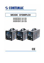 Contimac E 161 CDI Mode D'emploi