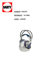 Philips HC8850 Mode D'emploi