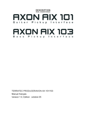 TerraTec AXON AIX 103 Manuel