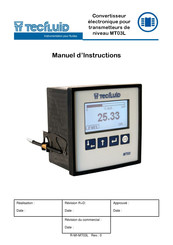 tecfluid MT03L Manuel D'instructions