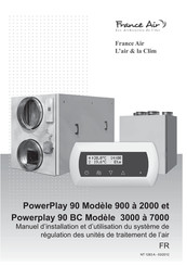 France Air PowerPlay 90 BC 4500 Manuel D'installation Et D'utilisation