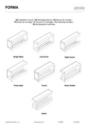 Planika FORMA Island Notice De Montage