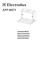 Electrolux EFP 60271 Manuel D'instructions