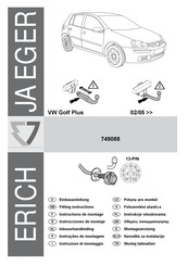 Jaeger ERICH 749088 Instructions De Montage