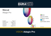 Duratech VISION Adagio Pro Mode D'emploi