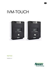 Fancom IVM-Touch 230 V T6 Notice