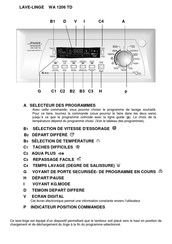 Fust WA 1206 TD Mode D'emploi