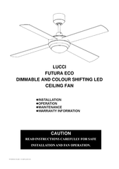 LUCCI Futura Eco 122 Guide D'installation