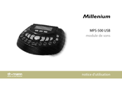 thomann Millenium MPS-500 USB Notice D'utilisation