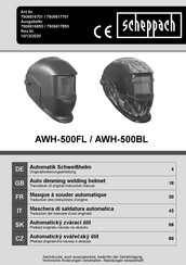 Scheppach AWH-500FL Traduction Des Instructions D'origine