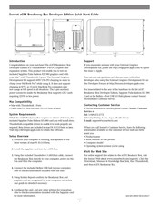 Sonnet eGFX Guide Rapide