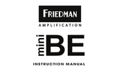 Friedman mini BE Manuel D'instructions