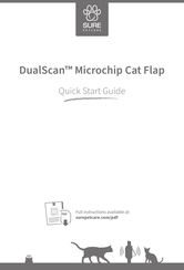 SURE petcare DualScan Microchip Cat Flap Guide De Démarrage Rapide