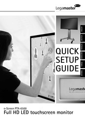 Legamaster e-Screen PTX-6500 Guide D'installation Rapide