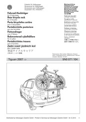 Volkswagen 5N0 071 104 Instructions De Montage