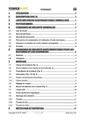 Powerplus POWX0057 Mode D'emploi