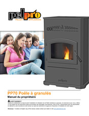 PelPro Pellet Appliances PP70 Manuel Du Propriétaire