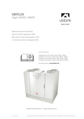 ubbink UBIFLUX Vigor W450 Consignes D'installation