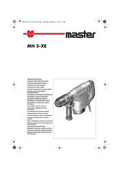 Wurth Master MH 3-XE Traduction De La Notice Originale