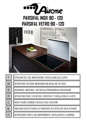 Airone PARSIFAL VETRO 90 Instructions Pour L'utilisation Et L'entretien