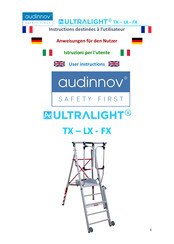 audinnov UltraLight TX Instructions Pour L'utilisateur