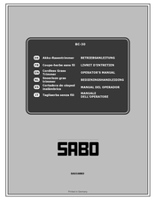 Sabo SA561020 Mode D'emploi D'origine