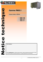 Sdeec RM55 I 21T Notice Technique
