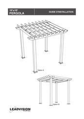 Leadvision 10x10 PERGOLA Guide D'installation